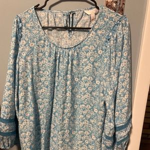 Blue lightweight shirt